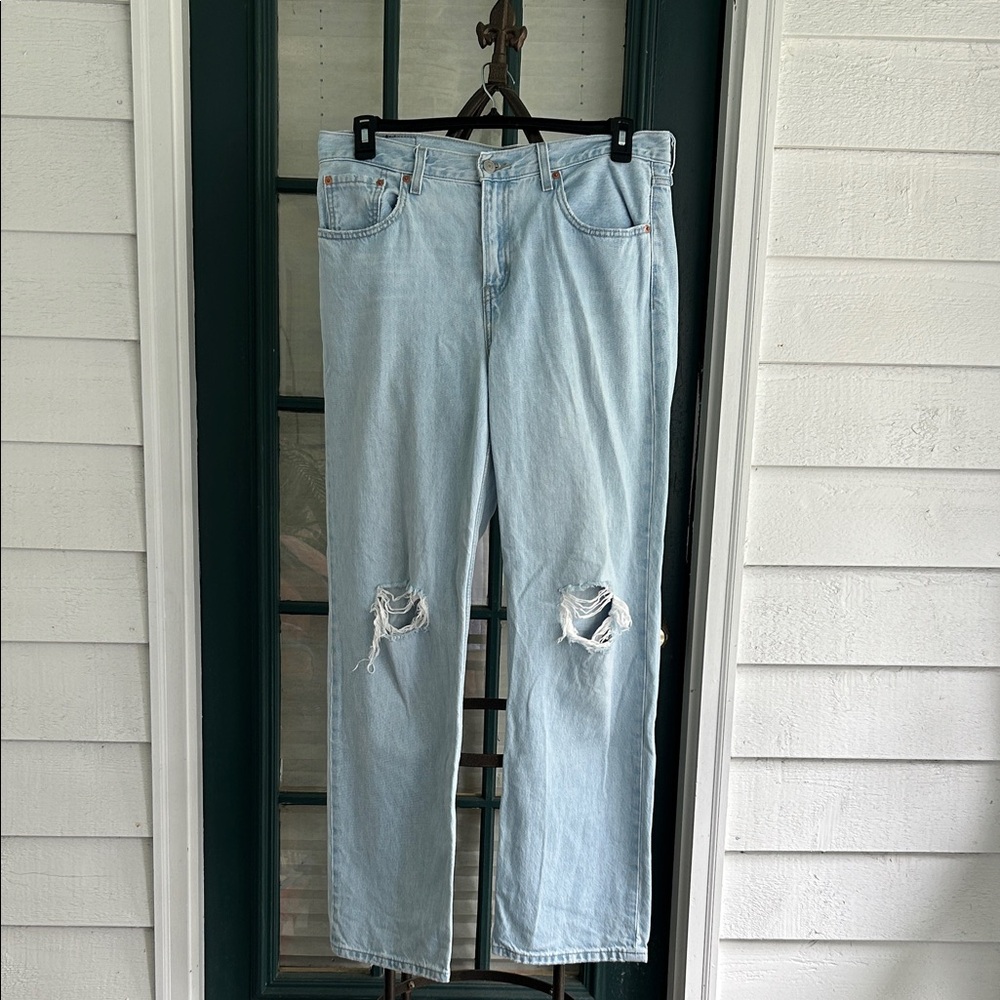 Levi's Low Pro Straight Light Wash Jeans Size 31